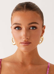 Abram Earrings - Gold