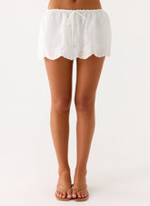 Addictive Mini Skort - White