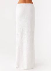 Briene Maxi Skirt - White