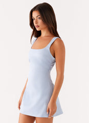 Caia Mini Dress - Blue