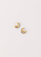 Cannon Earrings - Gold/Silver