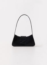 Cara Bow Shoulder Bag - Black