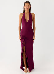 Charmed By You Maxi Dress - Plum