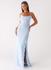 First Class Maxi Dress - Blue