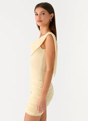 Good Fortune Mini Dress - Yellow