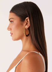 Harri Hoop Earrings - Gold