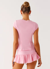 Landon Mini Skort - Pink