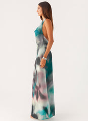 Lost At Sea Maxi Dress - Sea Splash