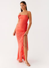 Louana Maxi Dress - Coral
