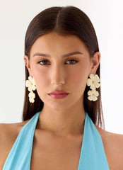 Marina Mode Earrings - White