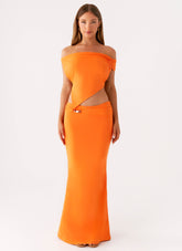 Mention Maxi Skirt - Orange
