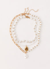 Minnie Necklace - Pearl