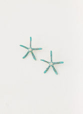 Ocean Glint Earrings - Blue