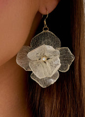 Onda Rosa Earrings - Ivory