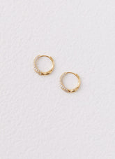 Monica Huggie Earrings - Gold