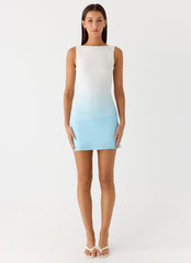Sharona Mini Dress - Blue Ombre