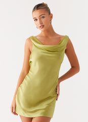Tiegan Mini Dress - Lime