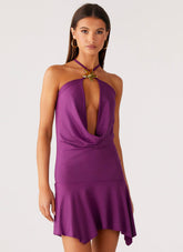 Twilight Tides Mini Dress - Violetta