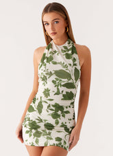 Vianne Mini Dress - Verdant Bloom