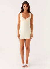 Rosier Mini Dress - Yellow