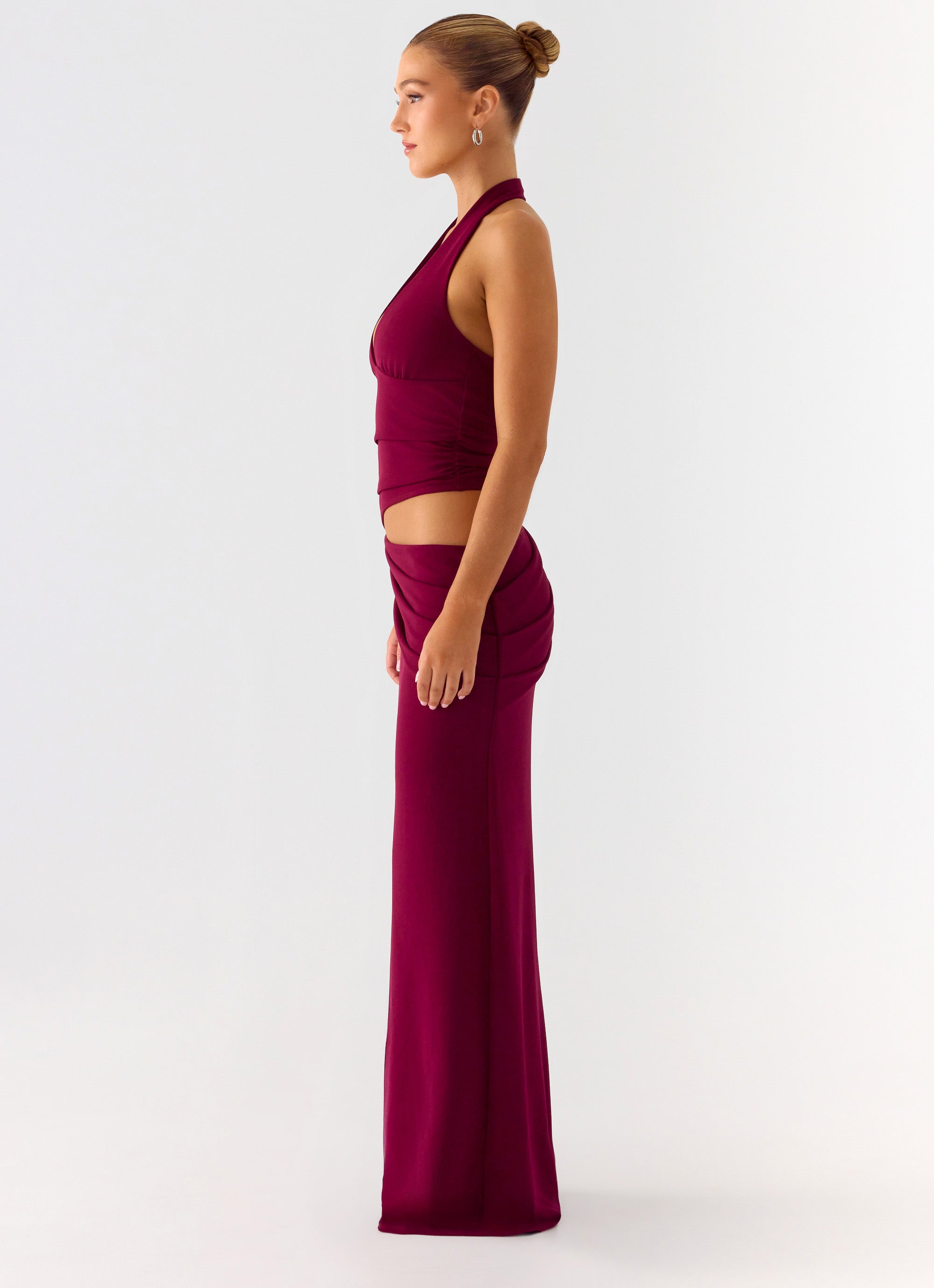 Almost Love Maxi Dress - Plum