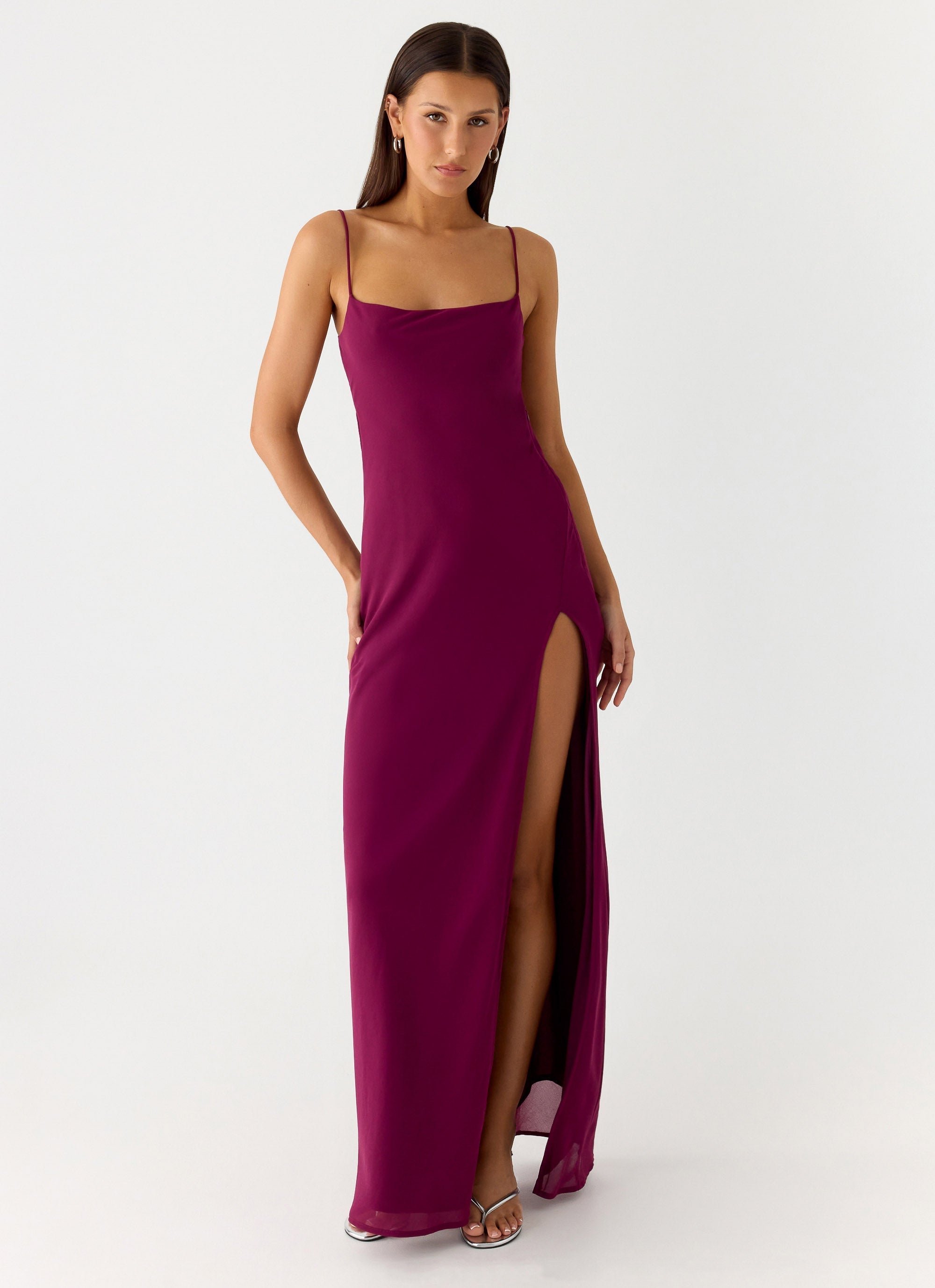 Alouette Maxi Dress - Plum