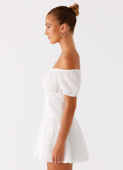 Anthem Cotton Mini Dress - Ivory