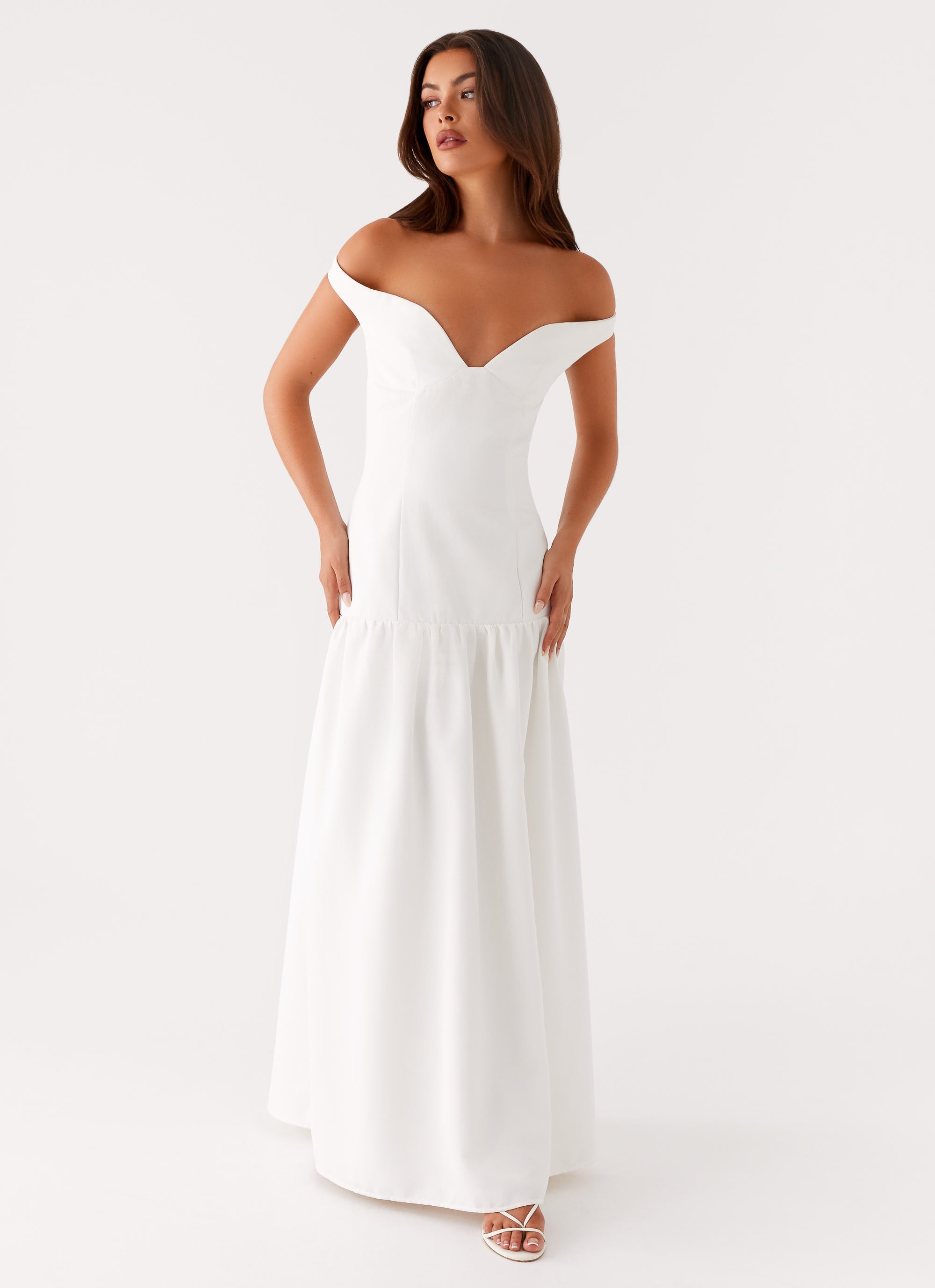 Basel Maxi Dress - White