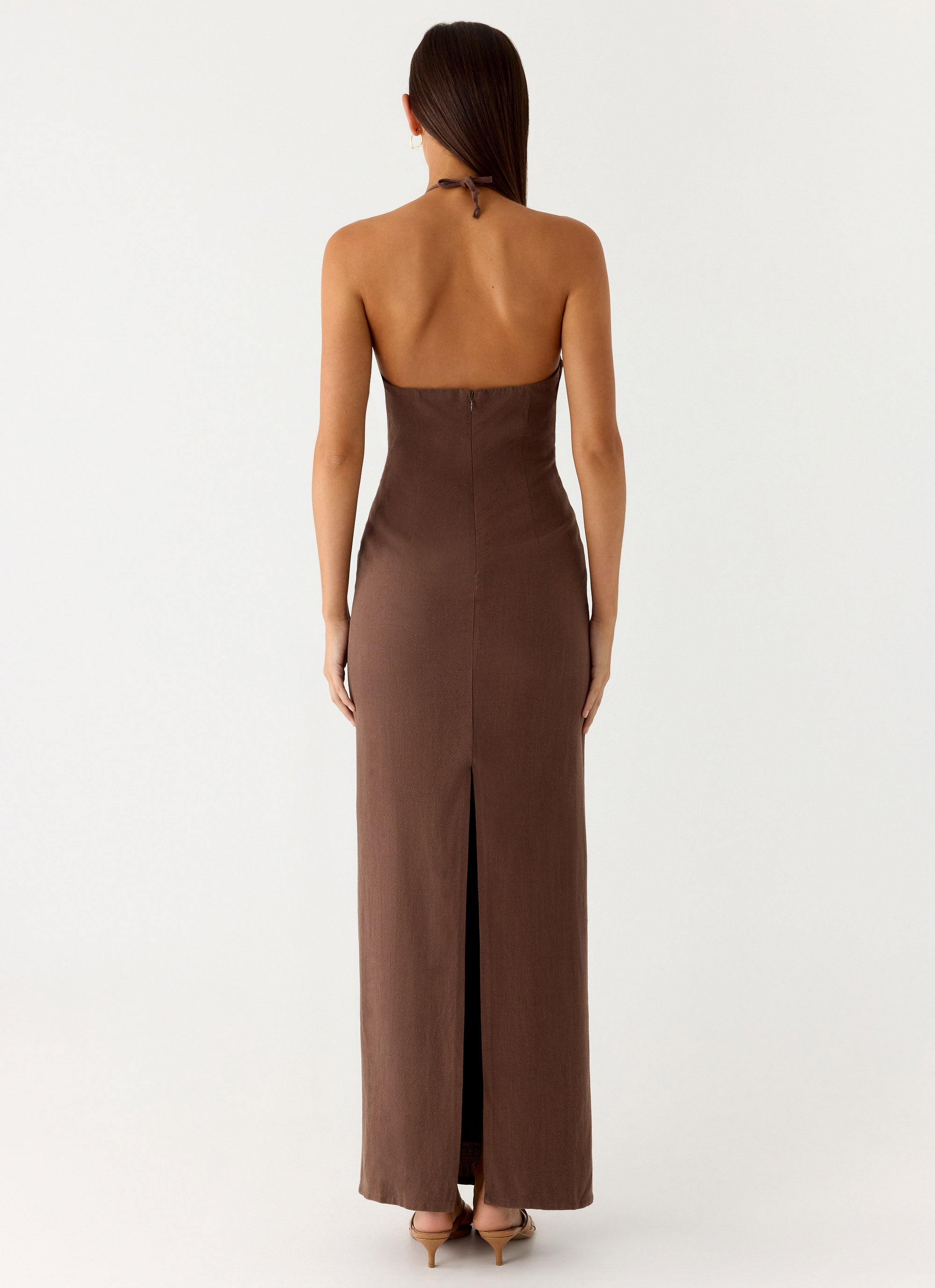 Bloomers Maxi Dress - Brown