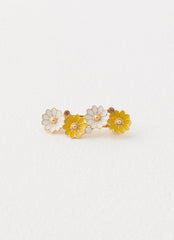 Blue Skies Hair Clip - Yellow