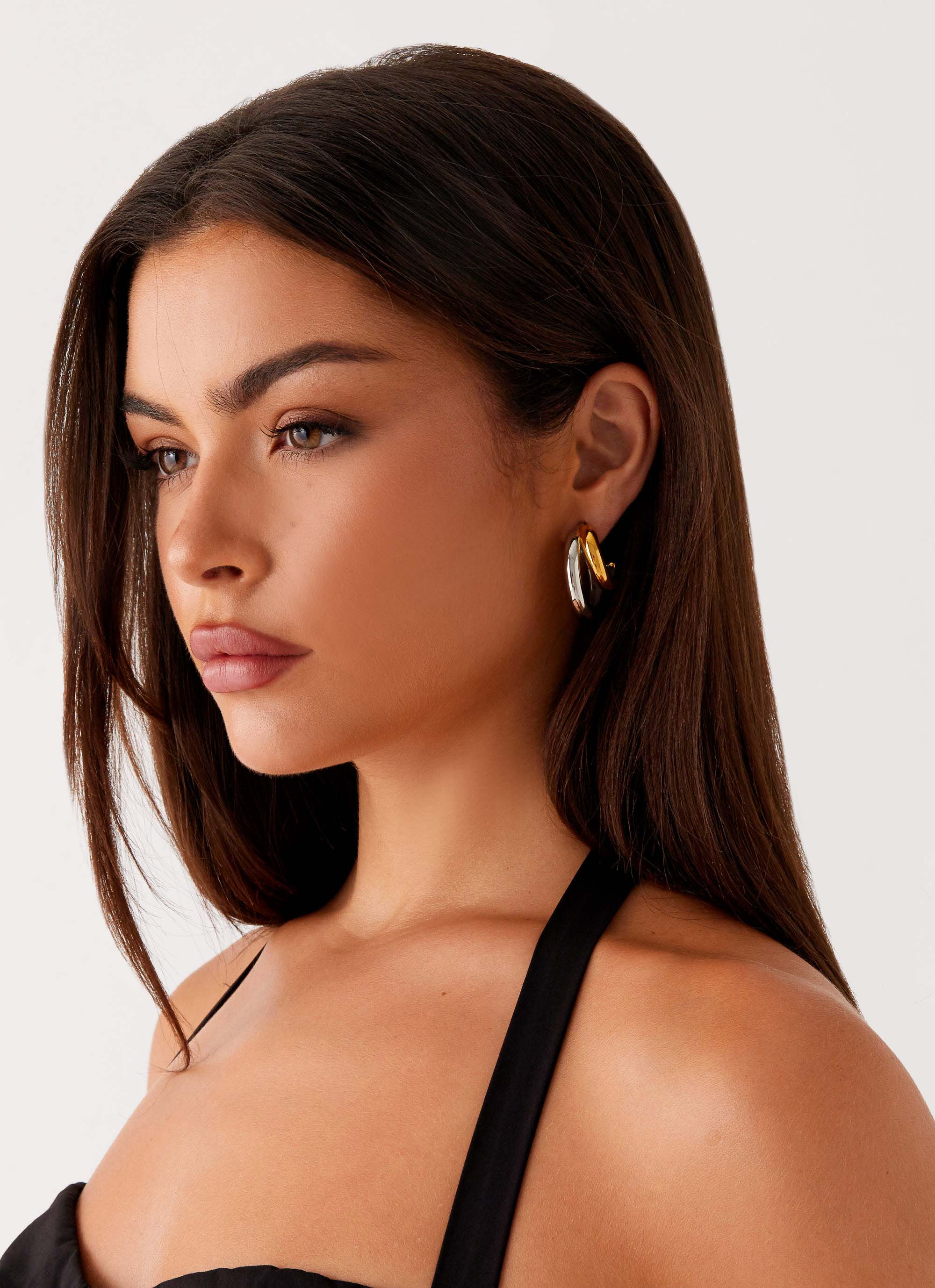 Cannon Earrings - Gold/Silver