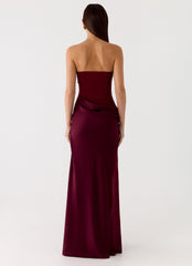 Champagne Skies Maxi Dress - Plum