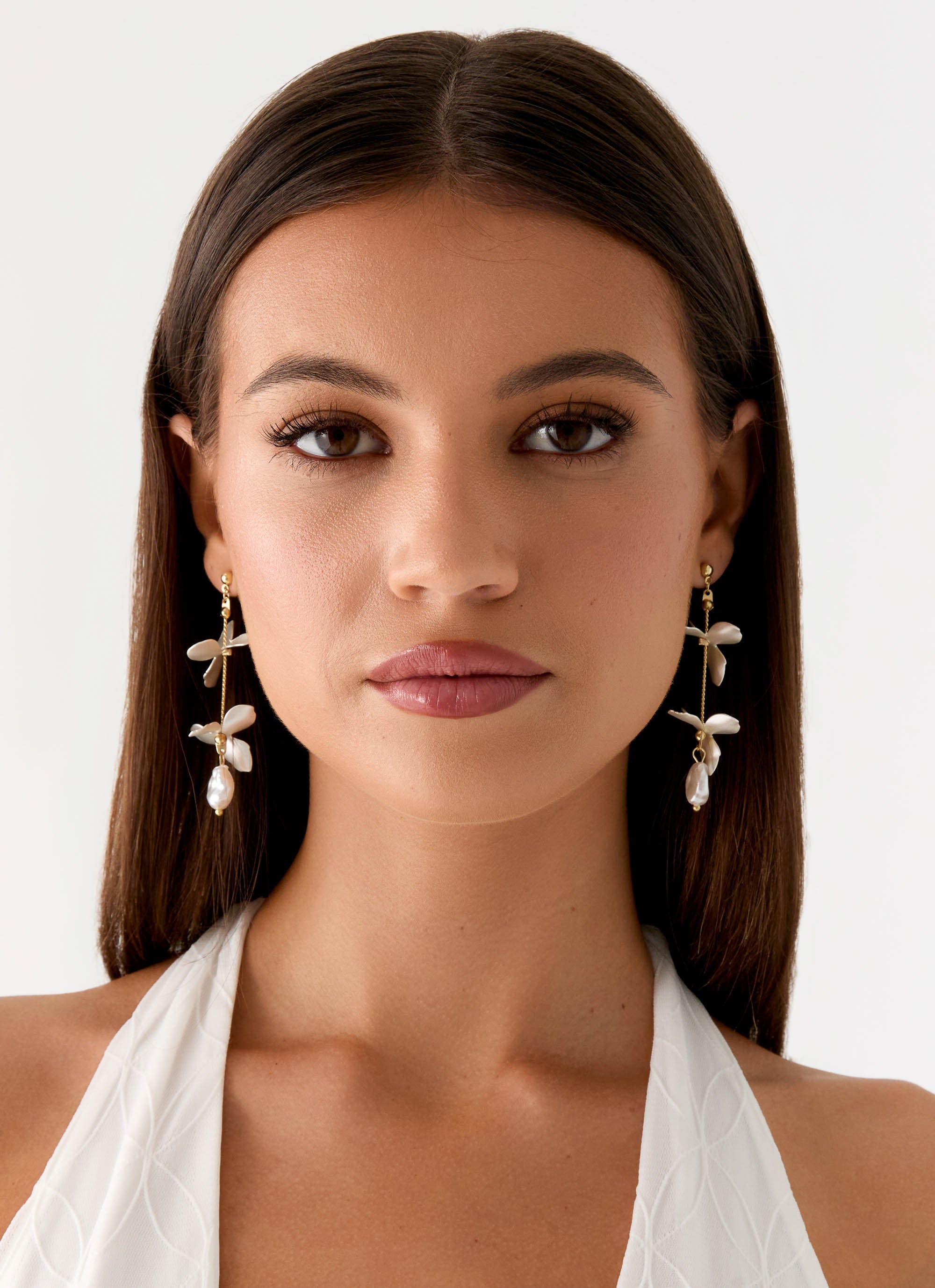 Costa Aura Earrings - Pearl