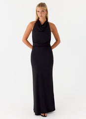 Crazy Over Me Maxi Dress - Black