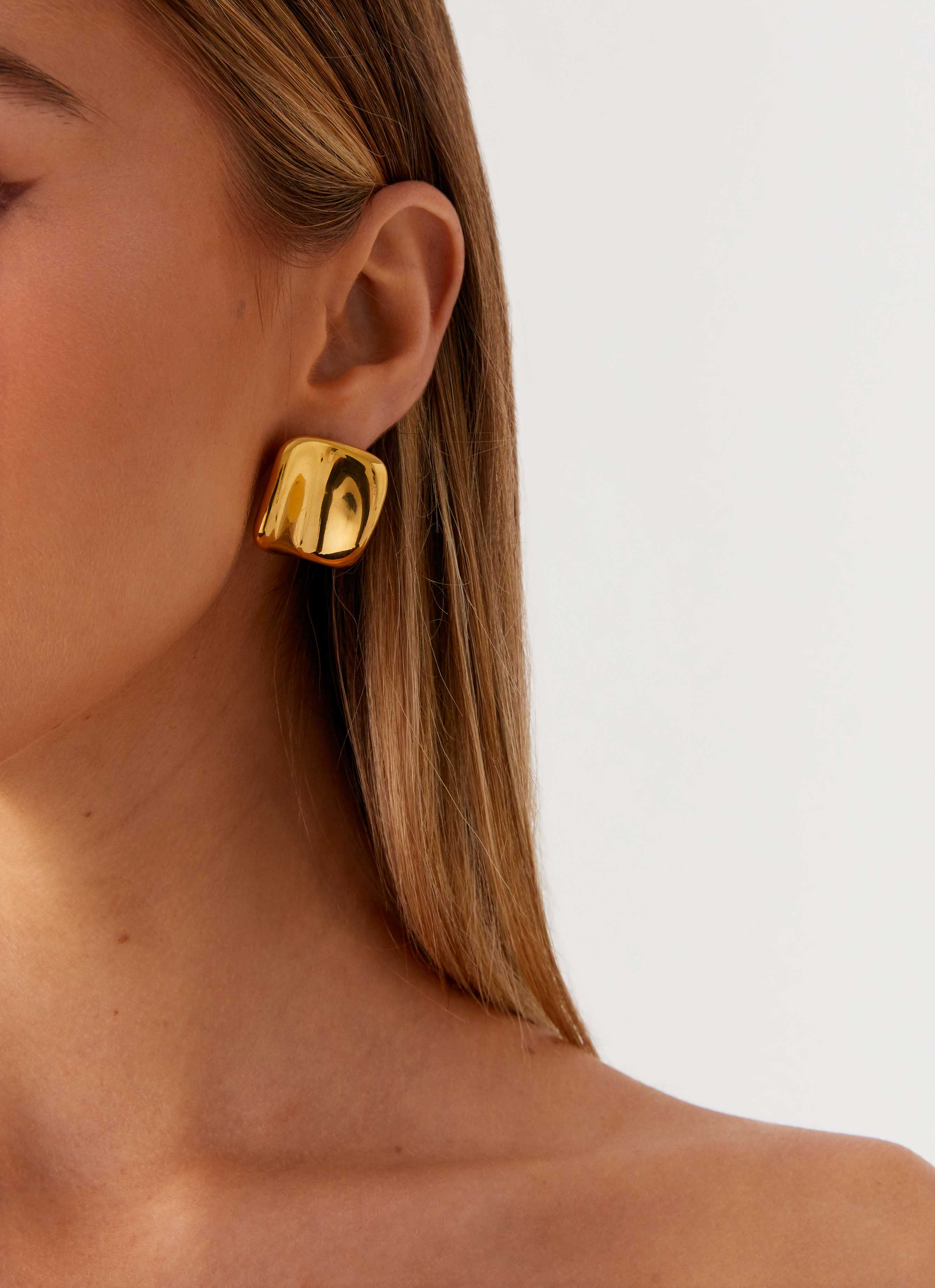 Define Earrings - Gold