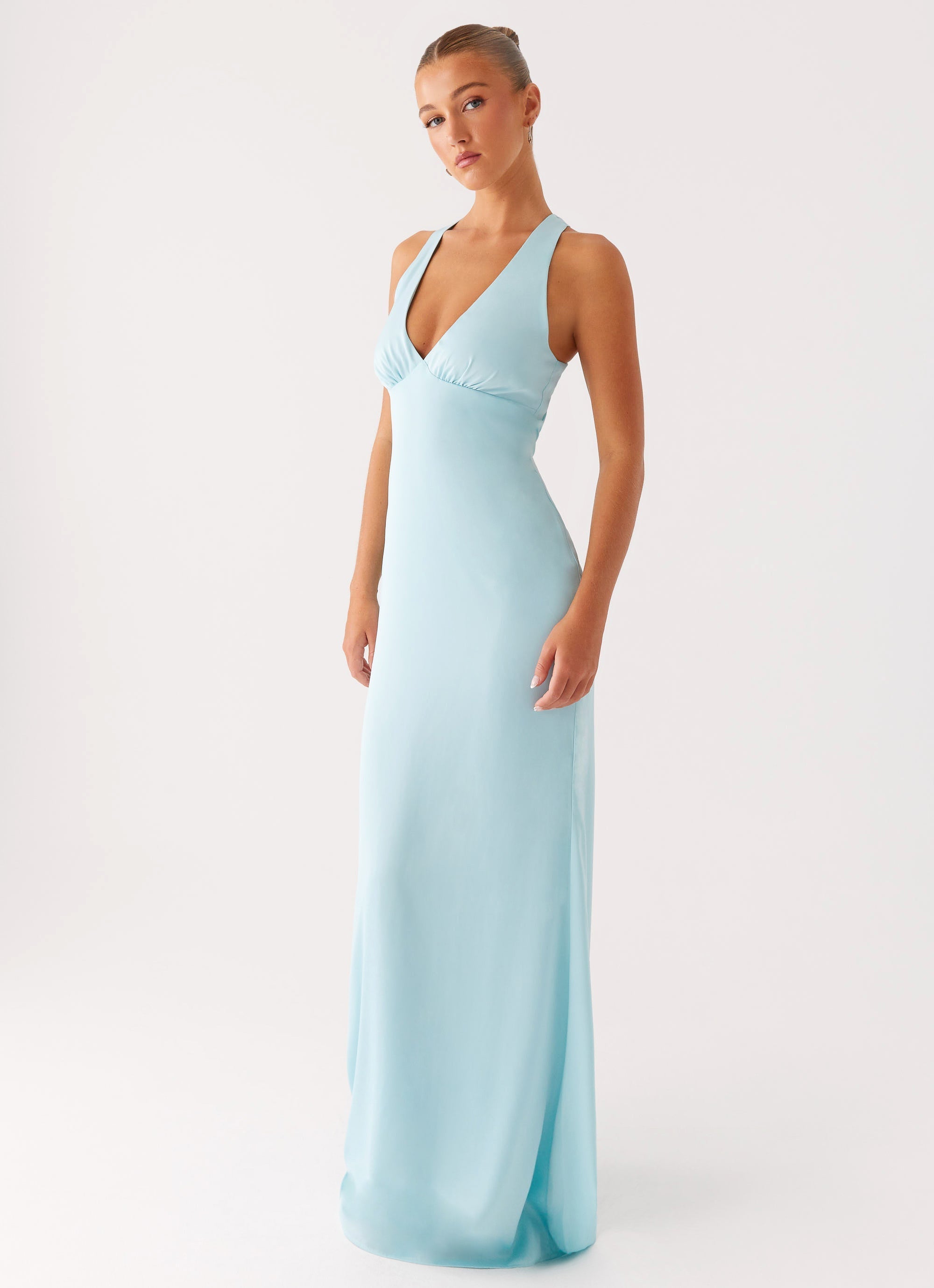 Desi Halterneck Maxi Dress - Mint
