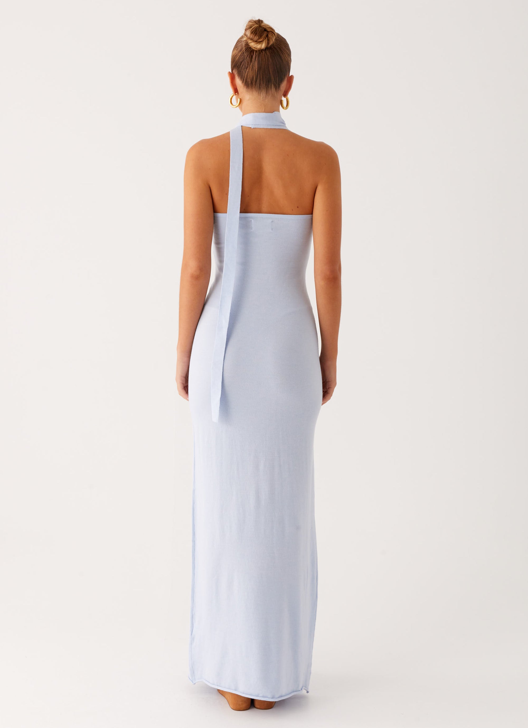 Eddie Knit Maxi Dress - Blue