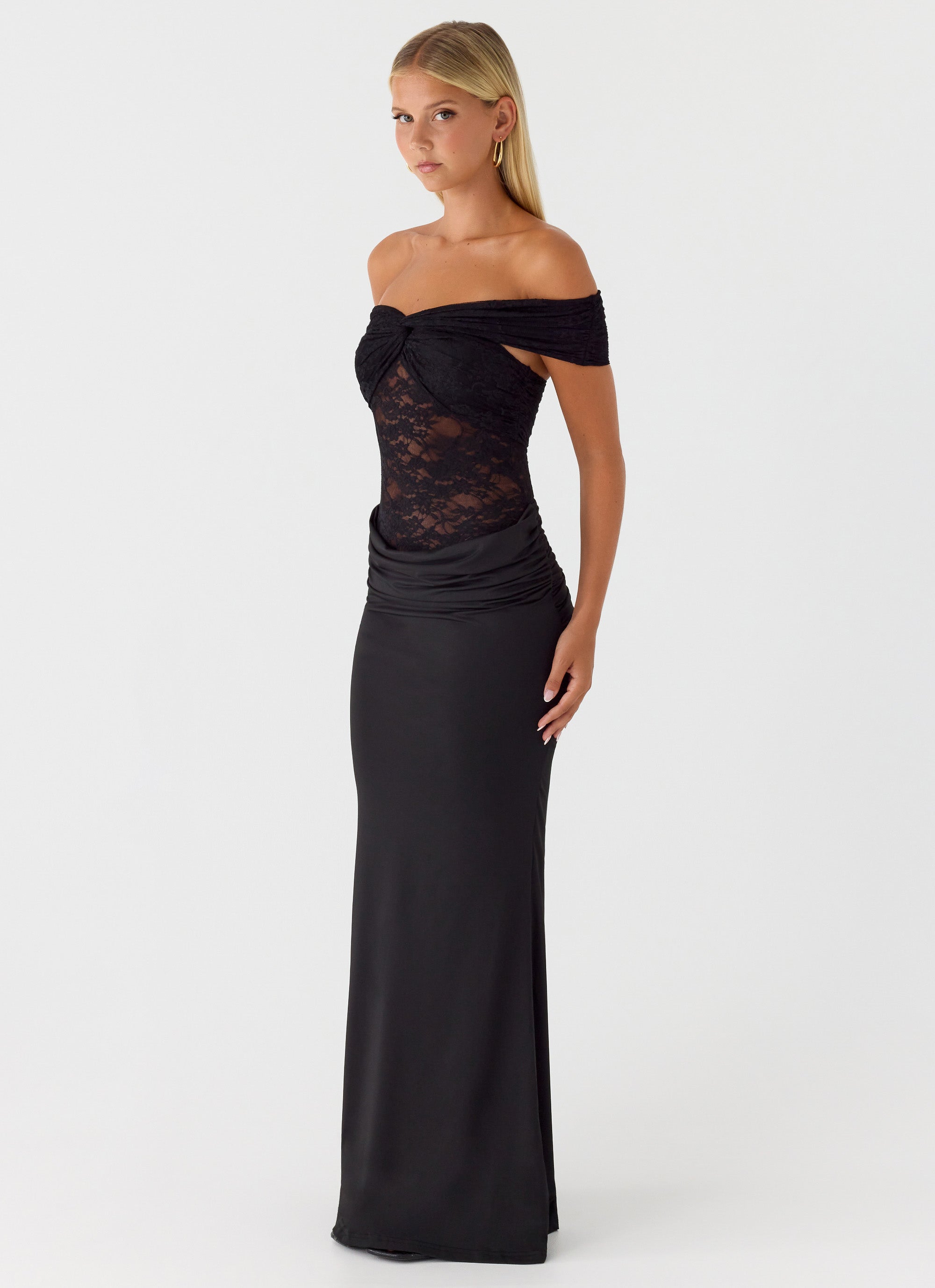 Either Way Maxi Dress - Black