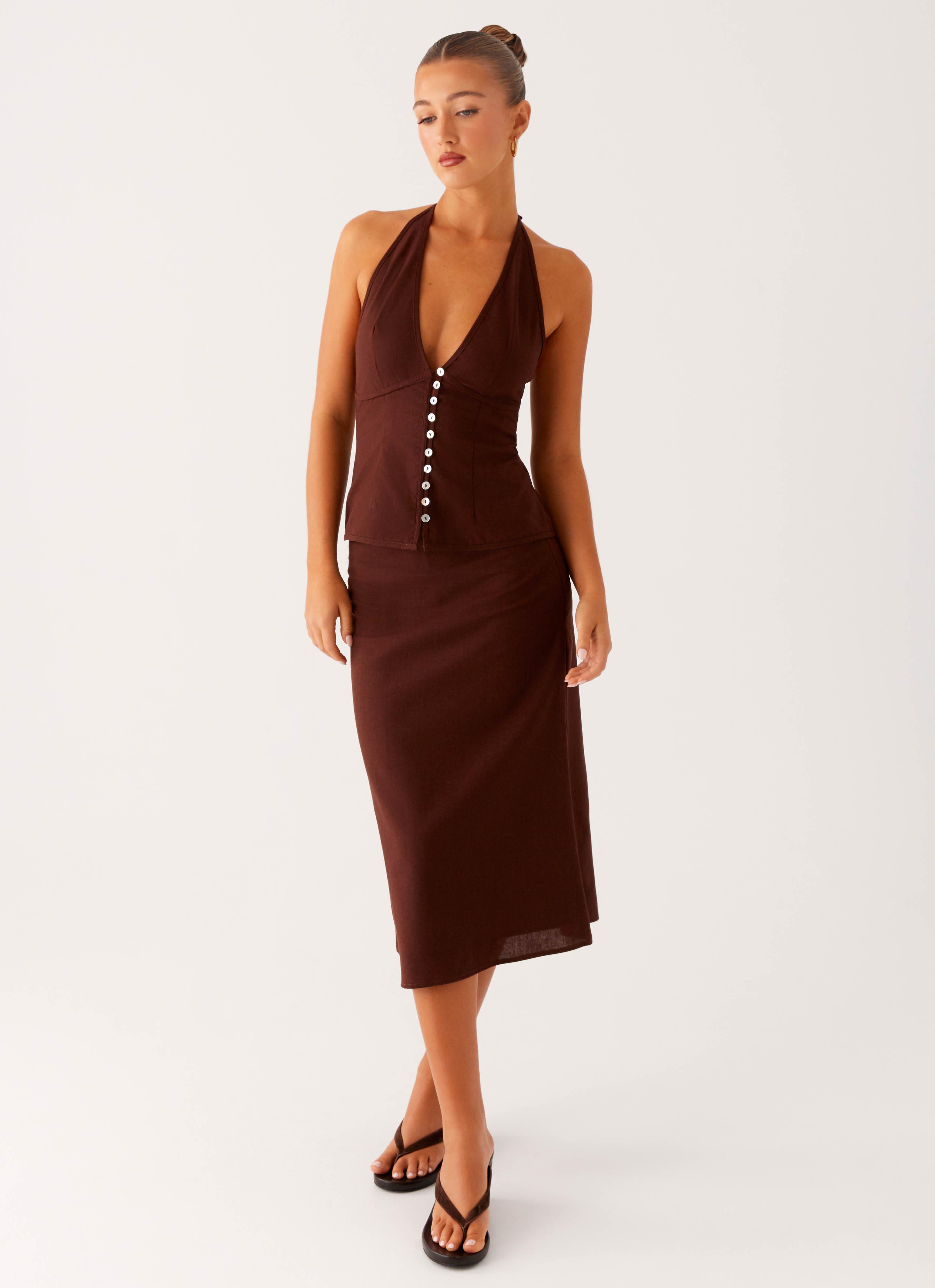 Esther Top - Chocolate