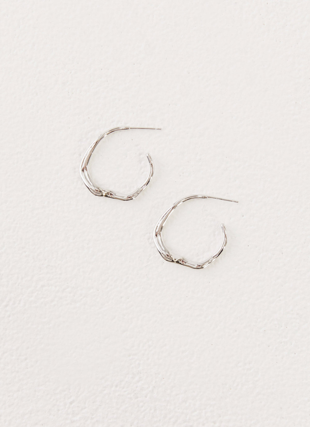Etta Hoop Earrings - Silver