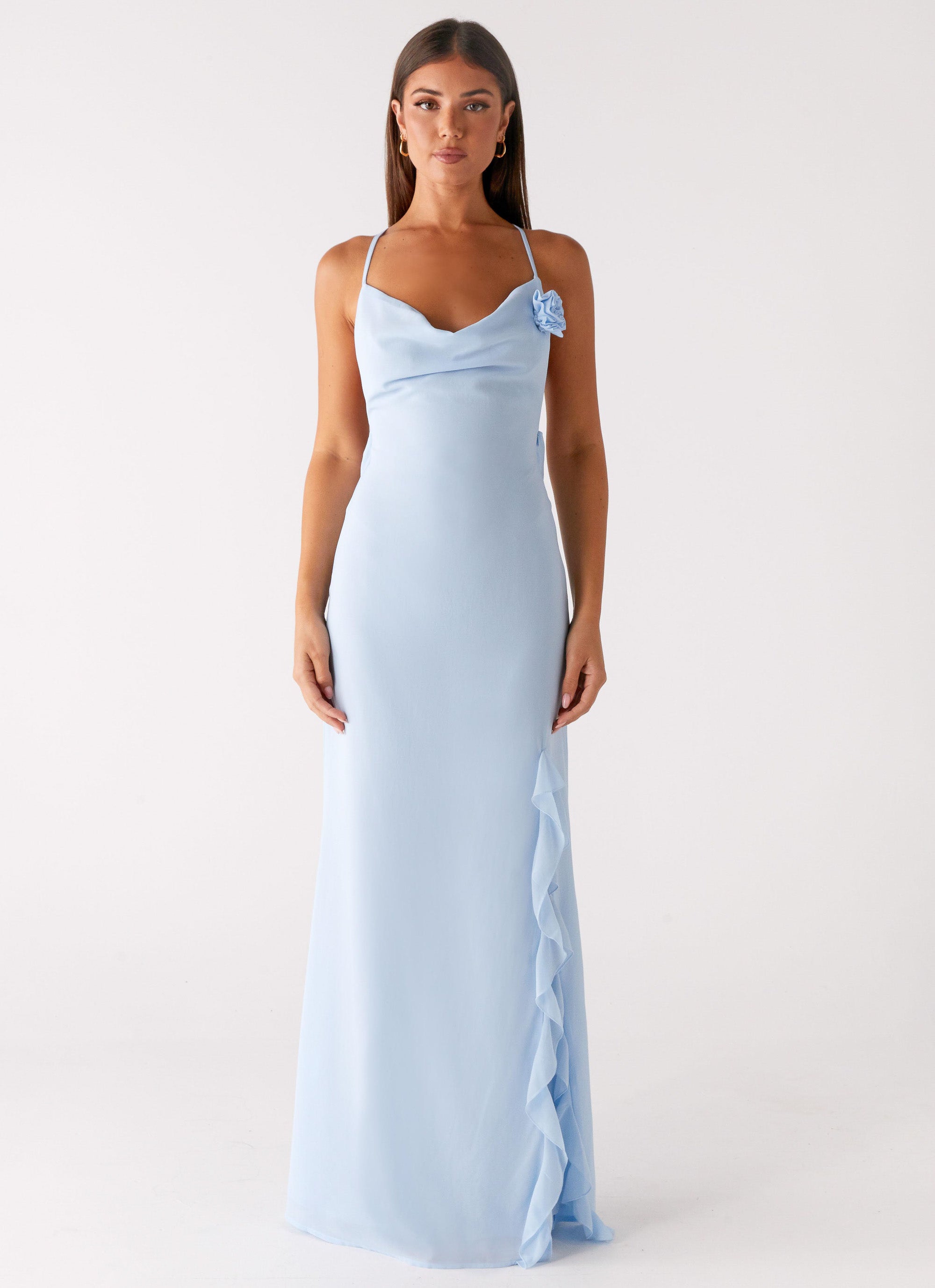 First Class Maxi Dress - Blue