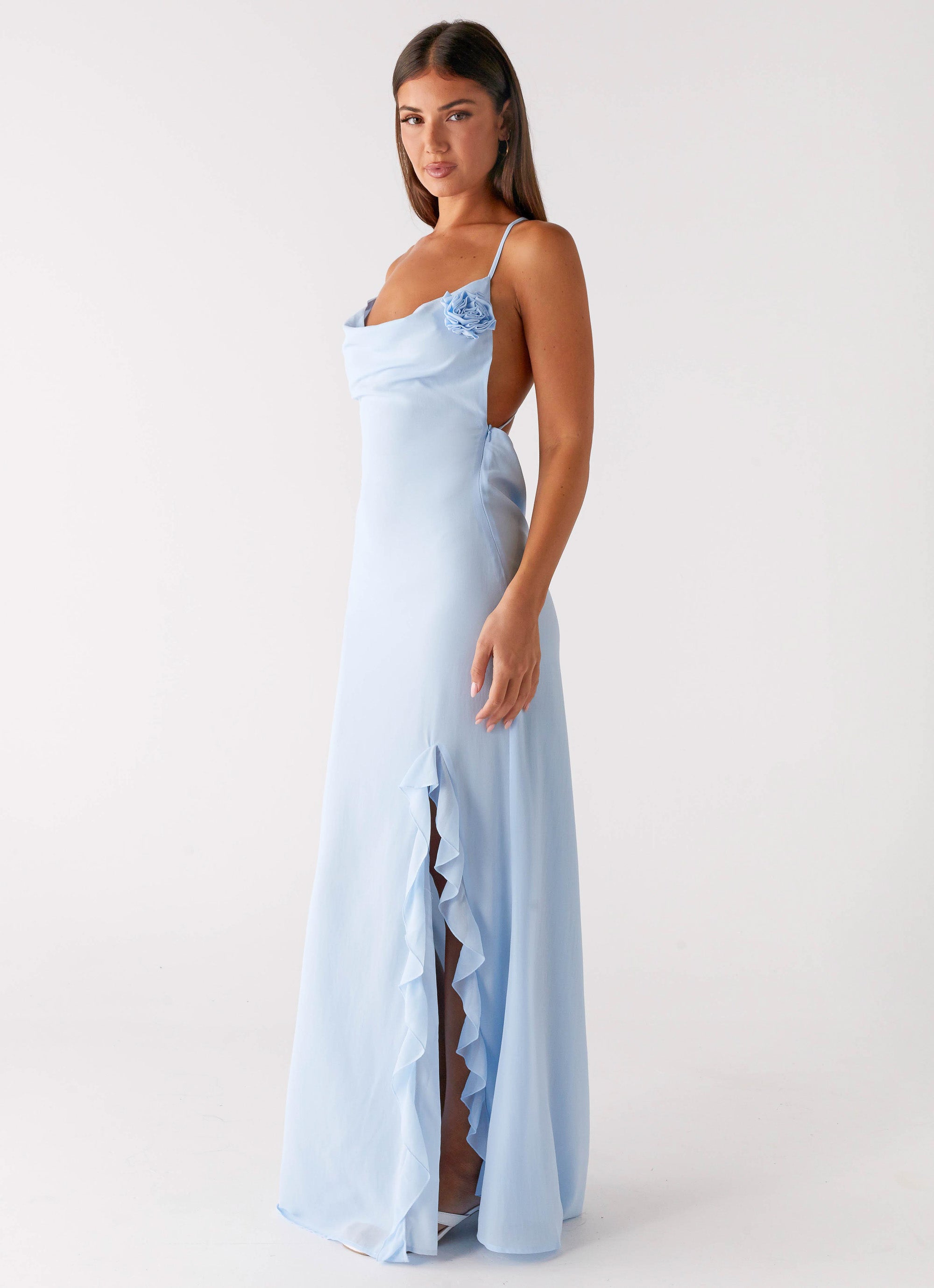 First Class Maxi Dress - Blue