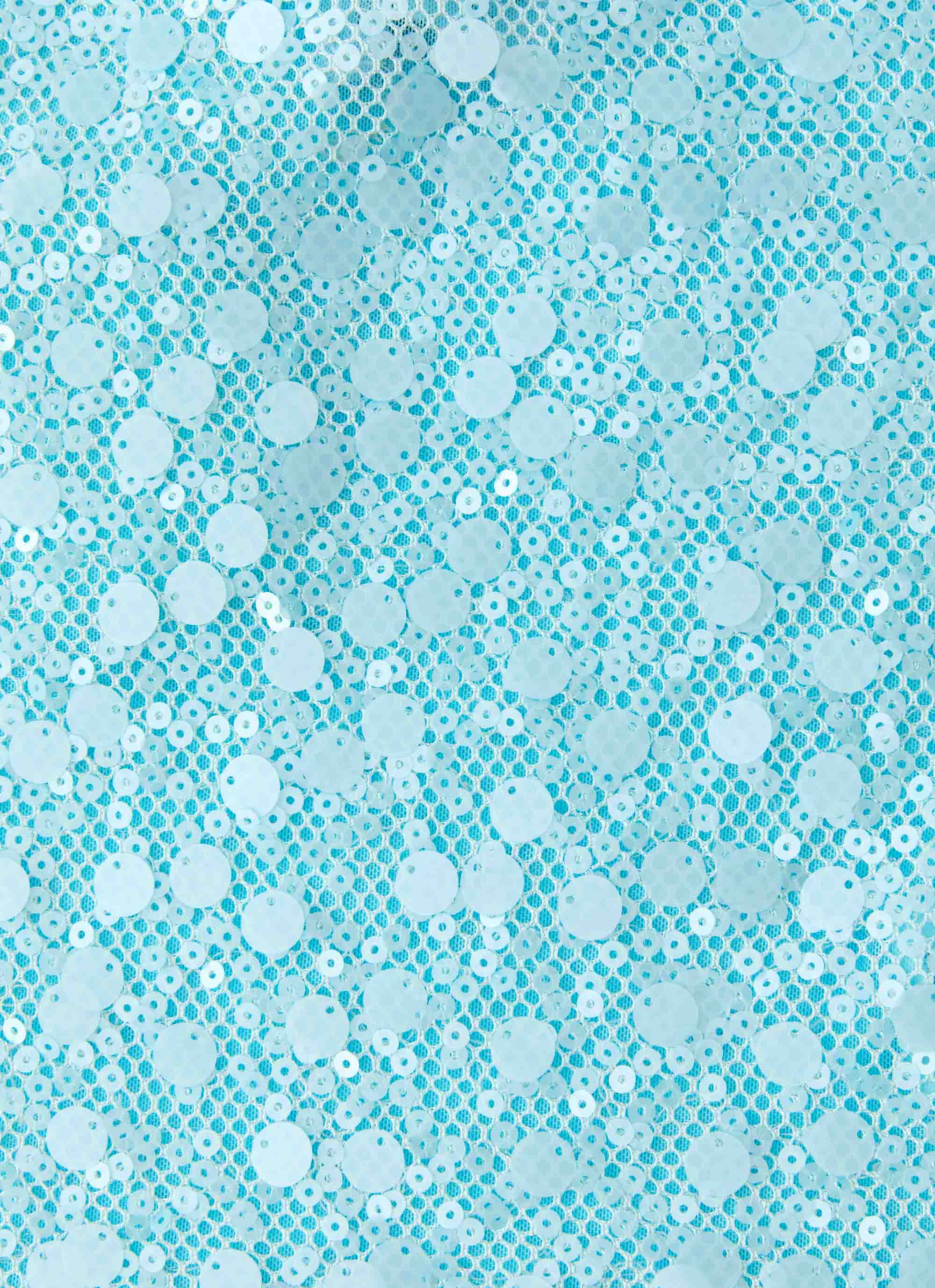 French Exit Sequin Top - Blue