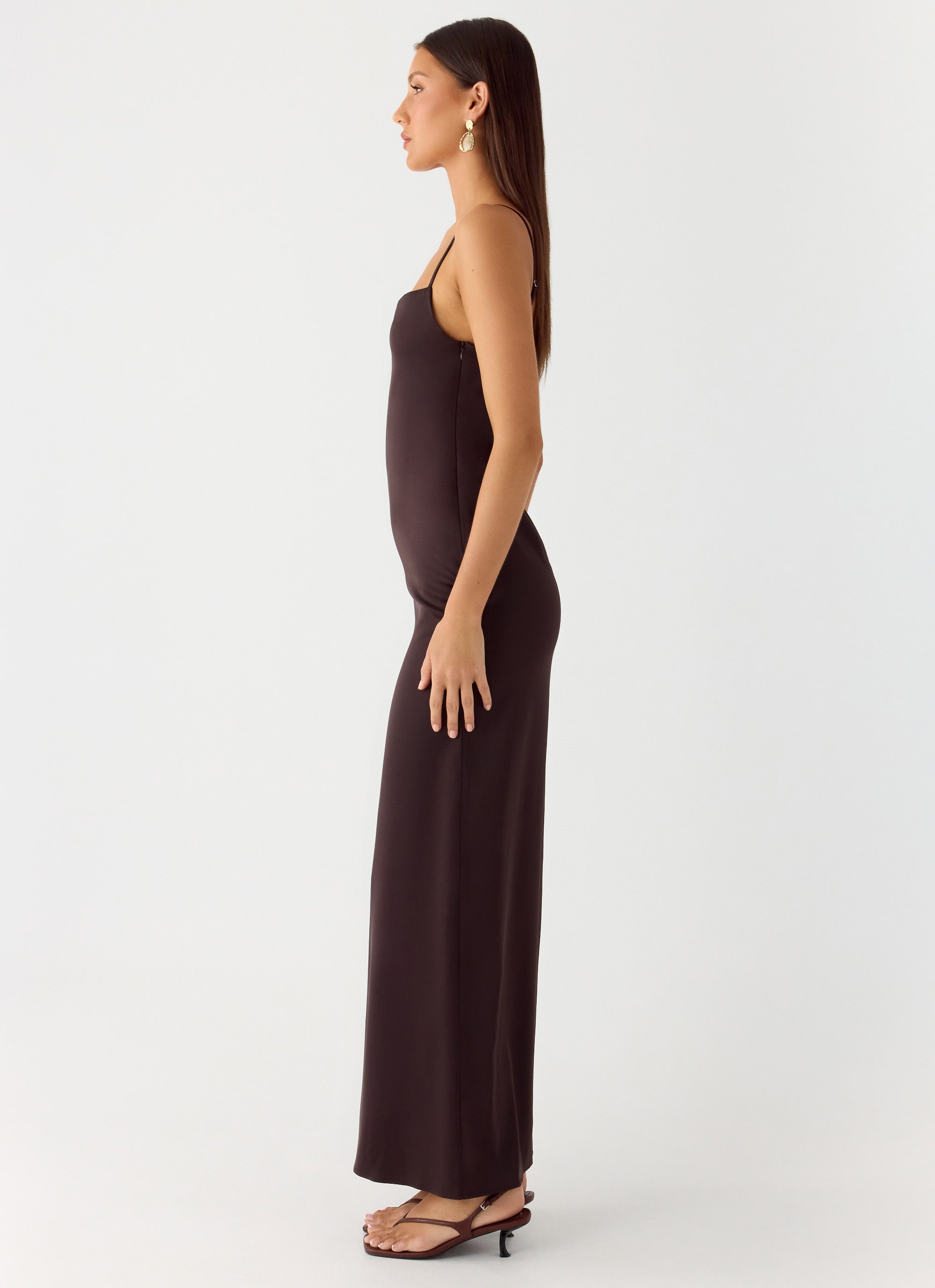Hartwell Maxi Dress - Chocolate