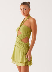 Helsa Mini Dress - Green