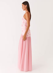 Janelle Beaded Maxi Dress - Pink