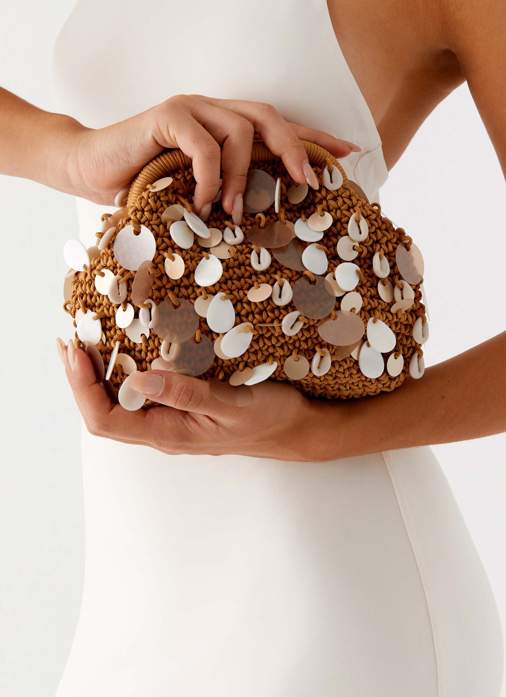 Kadence Clutch Bag - Natural