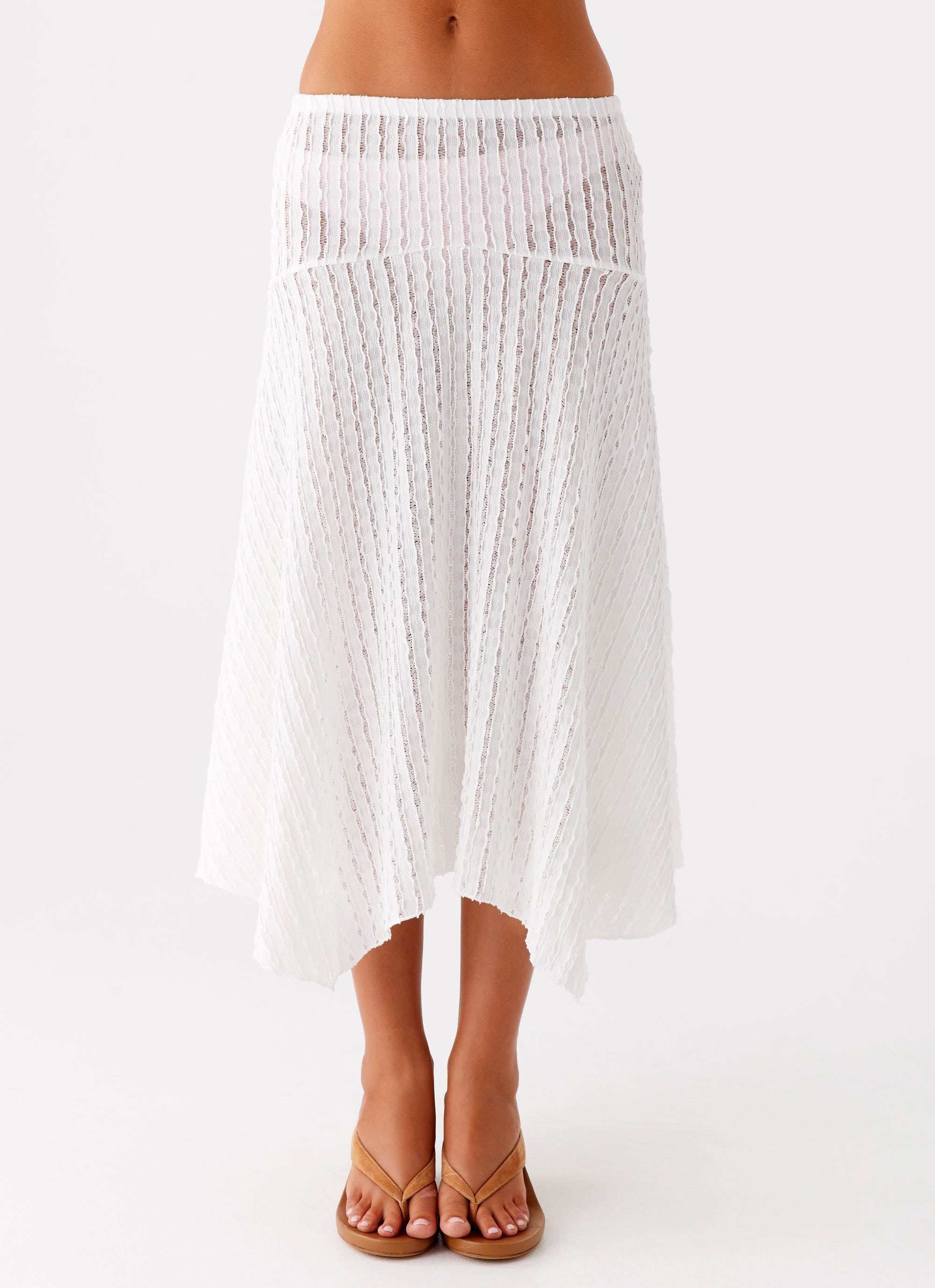 Katta Midi Skirt - Ivory
