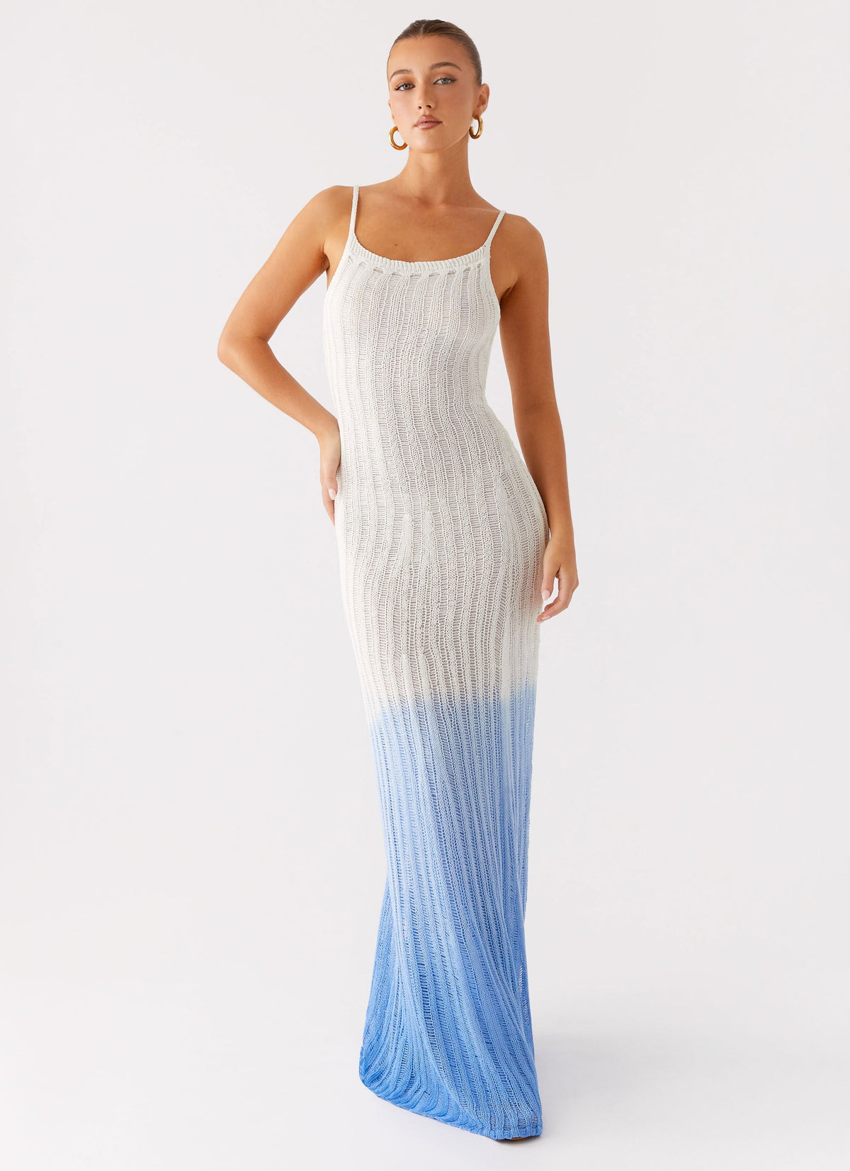 Kiki Maxi Dress - Ombre Blue