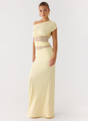 Like Honey Maxi Dress - Butter Yellow